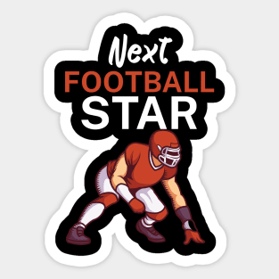 Next football star Sticker